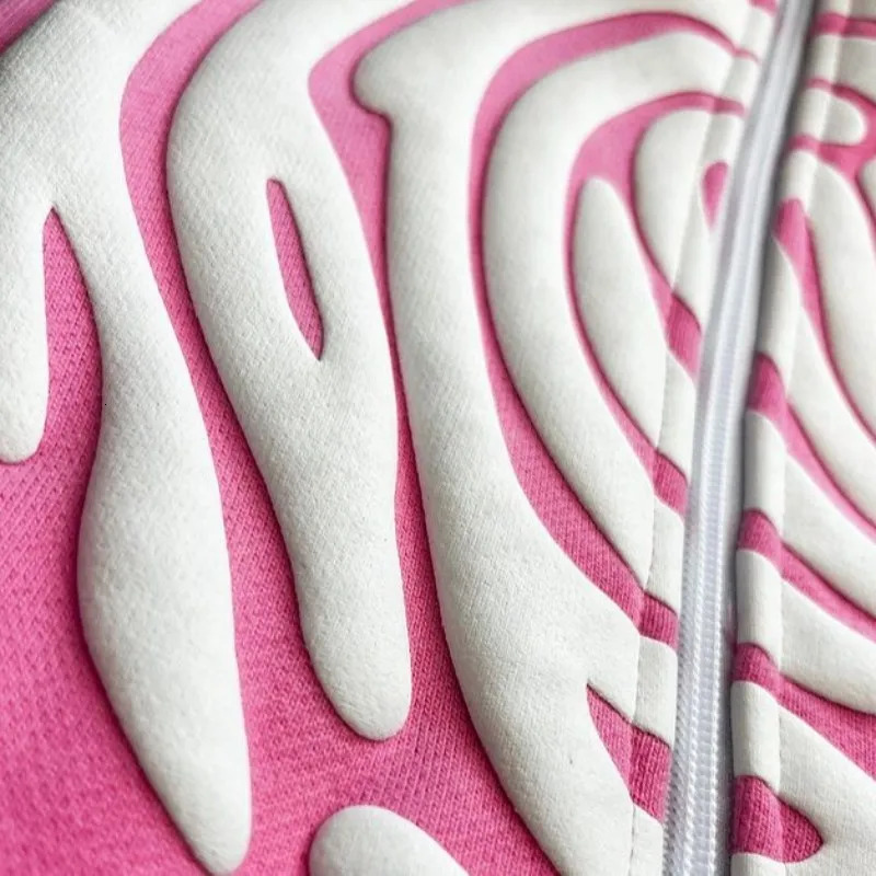 Y2k Zip Hoodie Irregular pattern goth Punk Sweatshirt Men hoodies Sport Coat Pullover Gothic Long Sleeve Oversized hoodie Jacket 251225