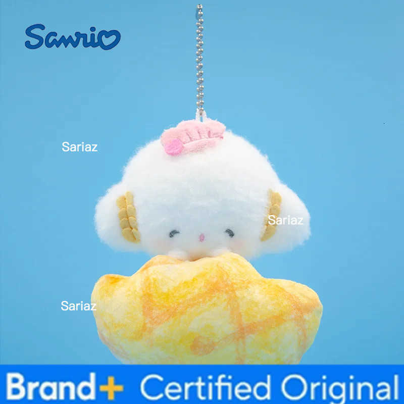 Sanrio Genuine Kawaii Cogimyun Kogimyun Kitty Plush Toy Keychain Kids Stuffed Plush Small Pendant Keyring Children Birthday Gift H251225