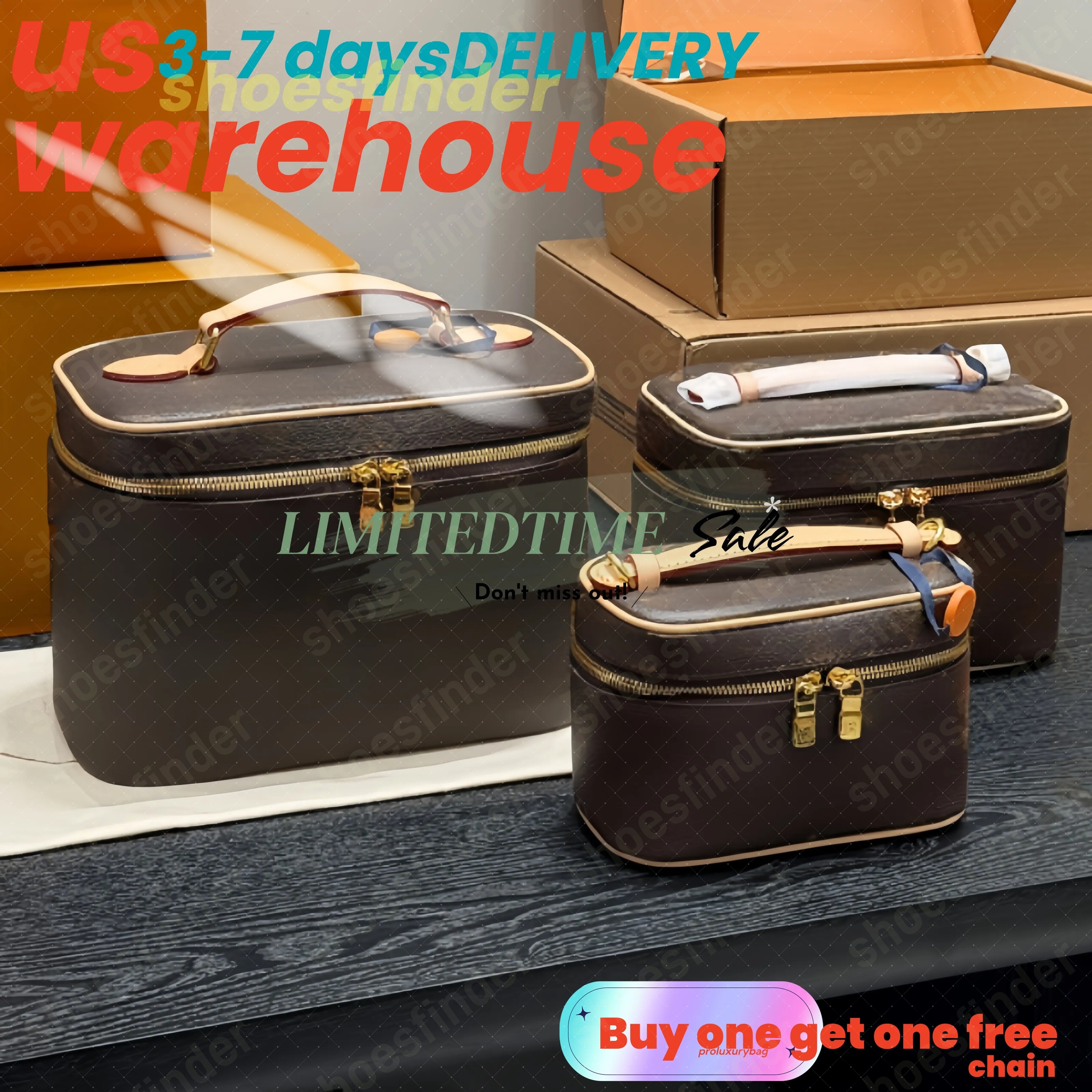 Fashion Luxurys Designer makeup bag Double Zipper Cosmetic Bags Cases Large capacity fold organizer storage hanging bag Waterproof woman clutch handbag