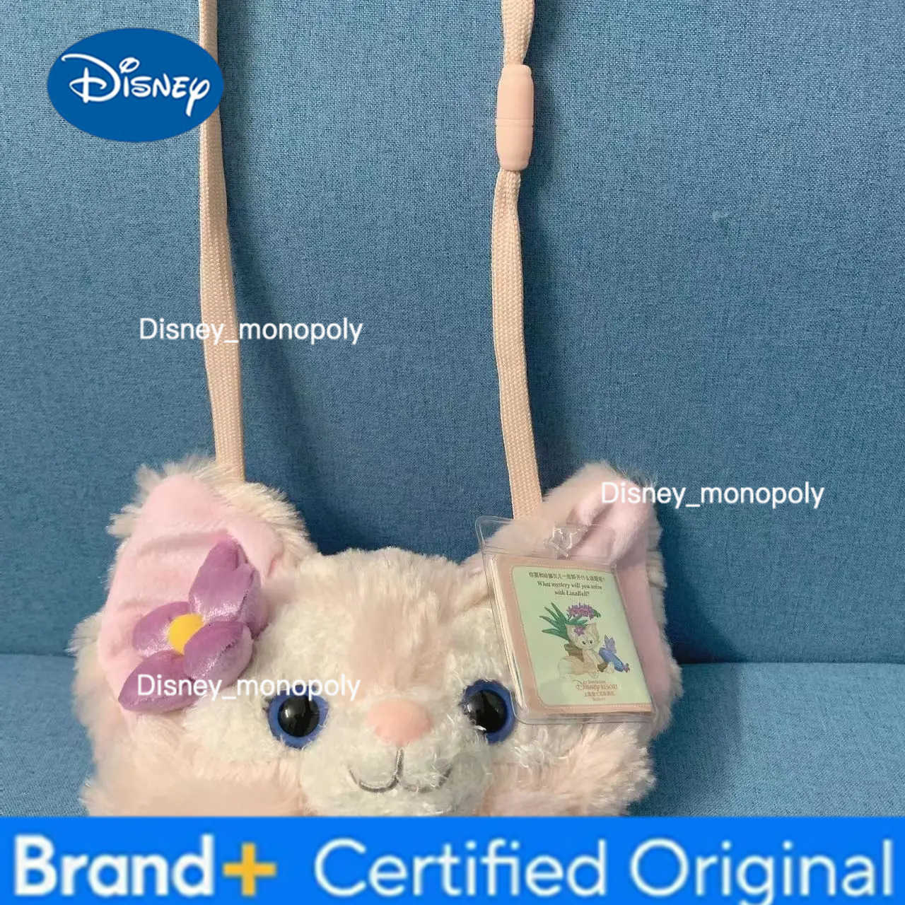 Disney LinaBell Kawaii Coin Purse Bag Cute Cartoon Wallet Card Holder Phone Pendant Girl Heart Keychain Surprise Birthday Gift H251225