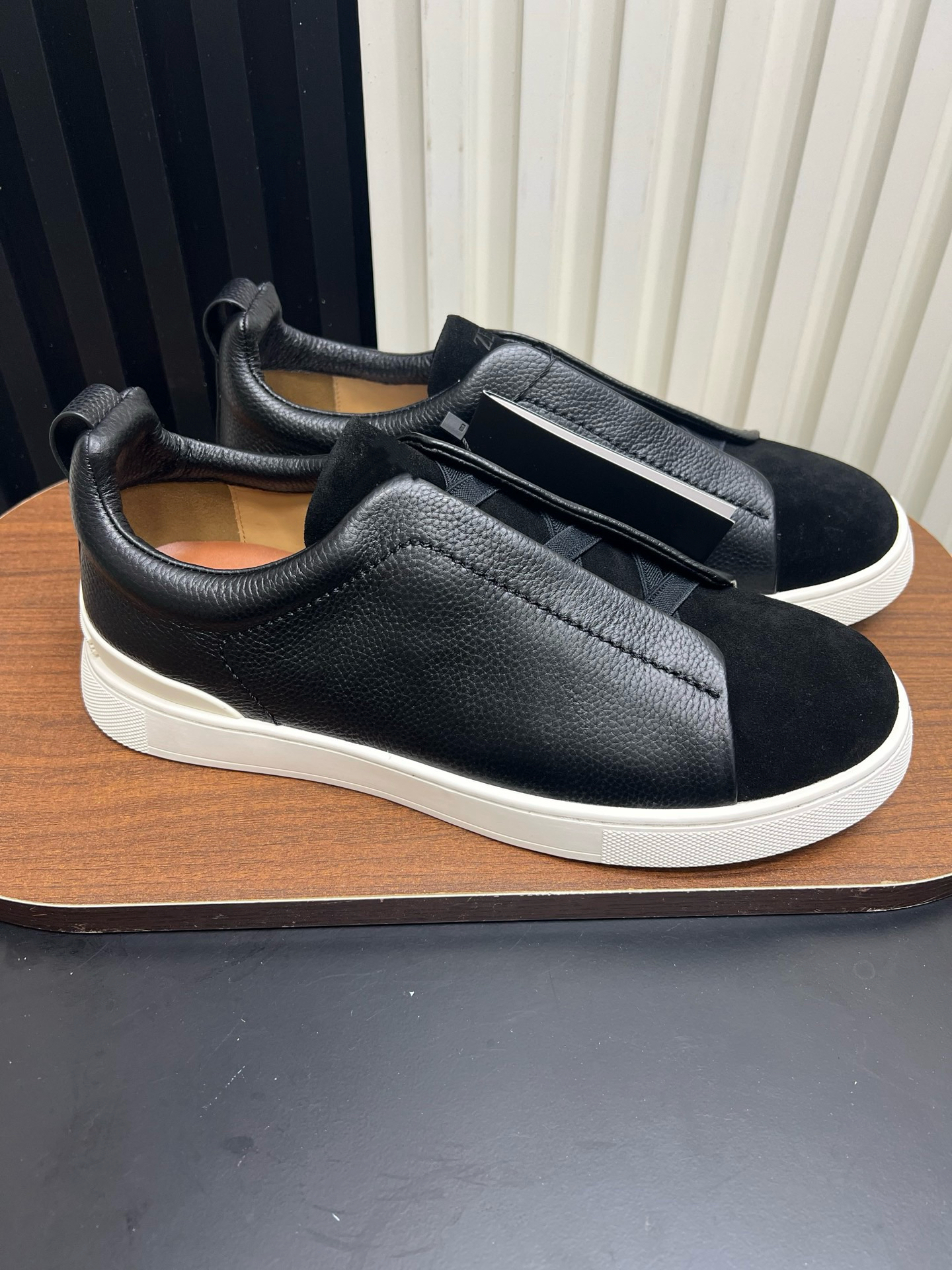 Master quality ss384 Z***A 25 Summer New Genuine Leather Slip-On Casual Shoes for Men Old Money Style