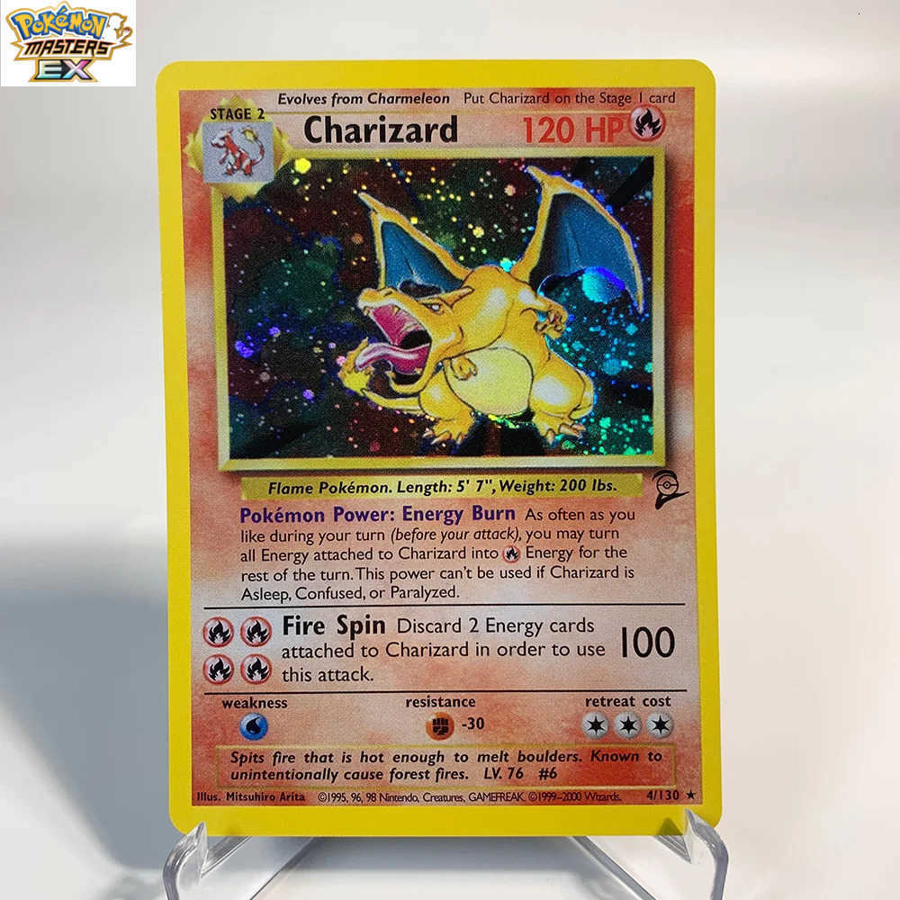Charizard Pokemon Cards Shining Charizard Holographic Charizard Ex GX VMX Hobbies Rare Collection Battle Cards Toys Gifts L251225TW9O