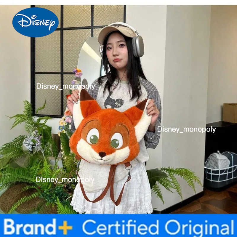Disney Hot Sales Zootopia Backpack Kawaii Anime Cute Fox Nick Creative Fashion Large Capacity Storage Shoulder Bag Holiday Gift H251225