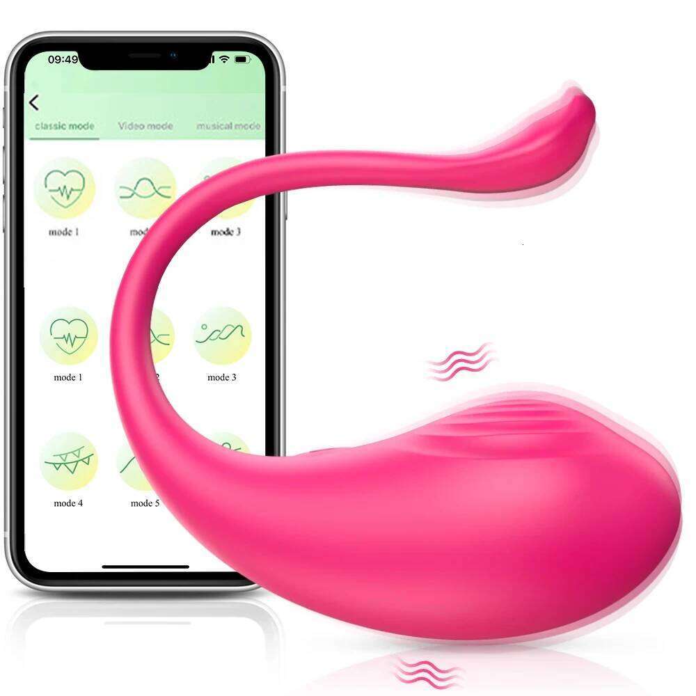 APP Bluetooth Control Vibrator Female Clitoris Stimulator Wearable G Spot Massager Vibrating Egg for Adult Women Sex Toy 25L1225