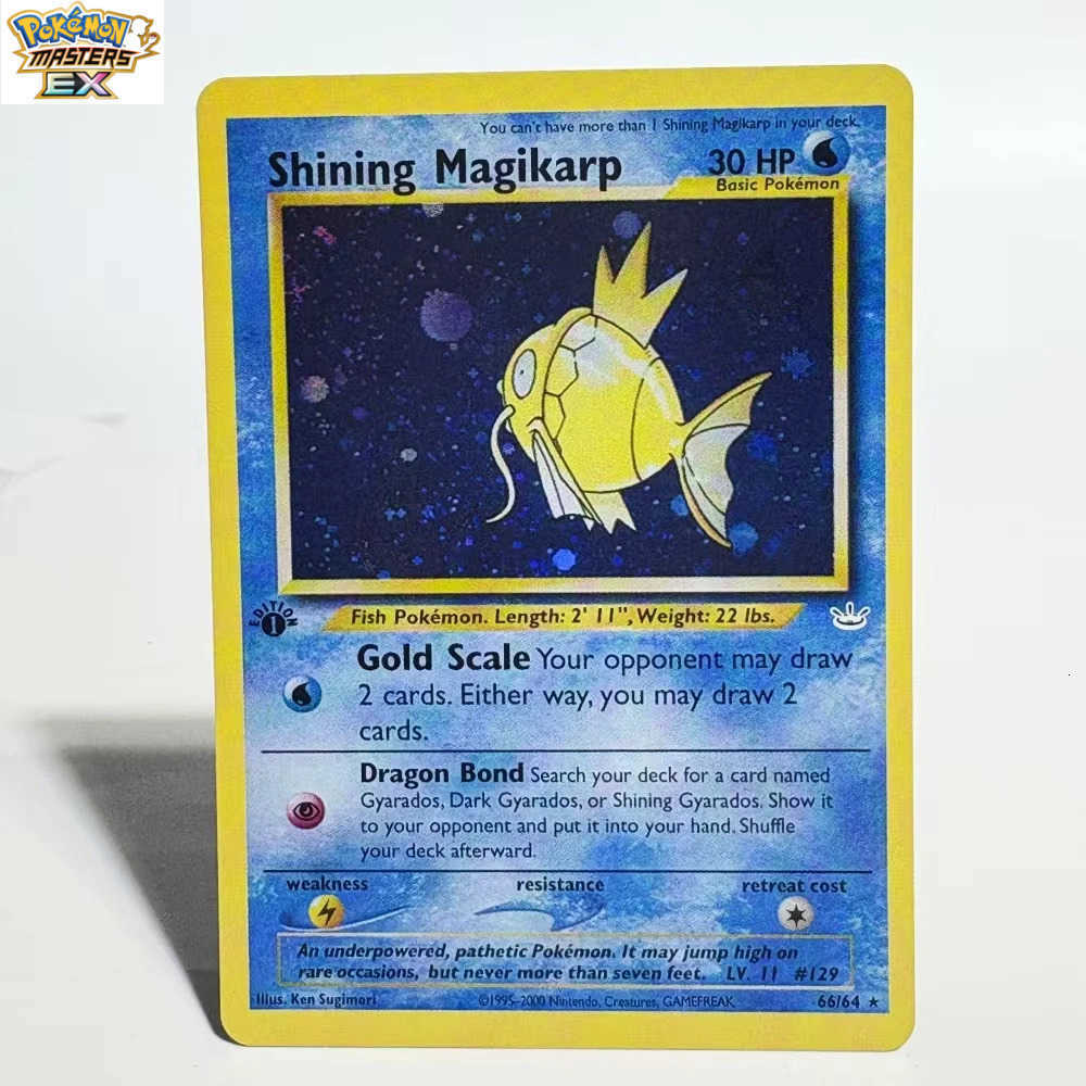 Pokemon Card 1996 Basic Edition Holographic Gengar Mewtwo Lugia Raichu Hobbies Rare Collection Battle Card Toys Gifts Proxy Card L251225N0U7