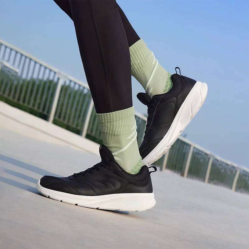 361 Degrees Men Running Shoes Lightweight Cushioning Leather Waterproof Casual Rebound Jogging Non-Slip Sneakers Male 672432227 X251225