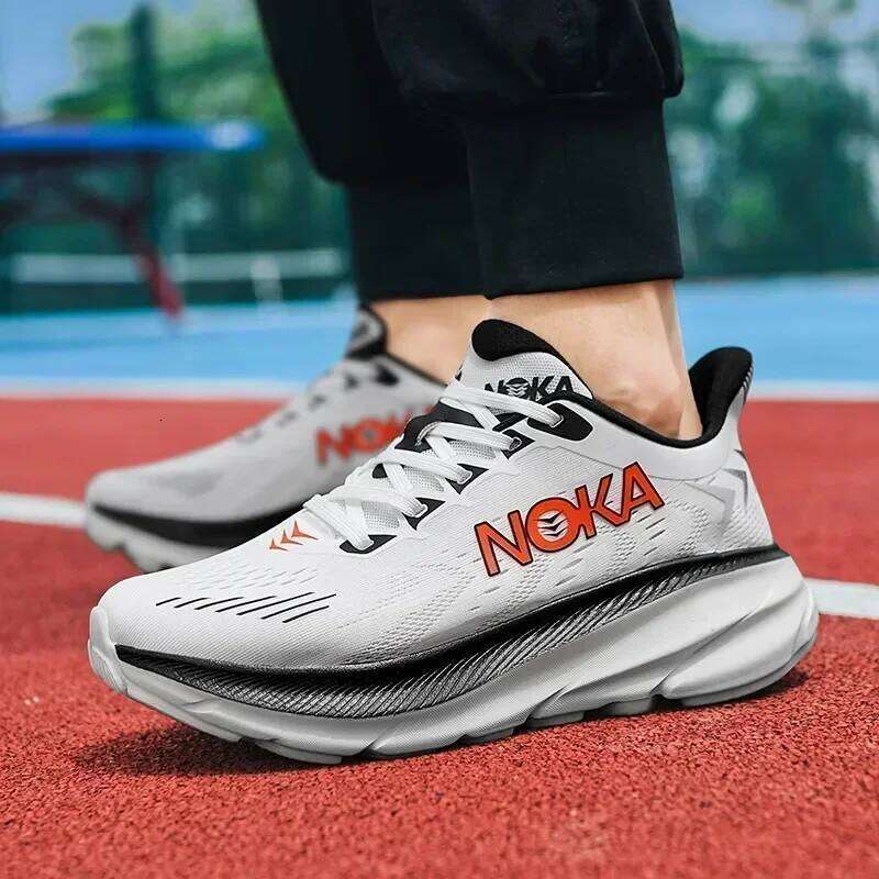 Men's Running Breathable Cushioning shoes Trainer Race Outdoor Couple Non-Slip Jogging Sneakers Mesh Shoes 25M1224