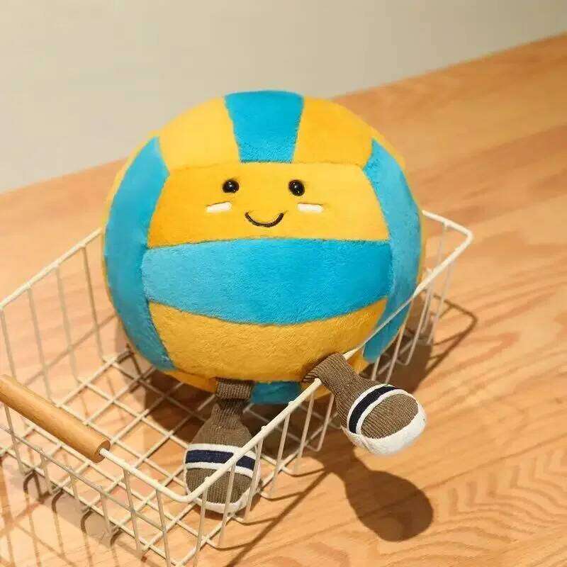 26CM New Volleyball Plush Toy Handmade Cartoon Anime Cute Pillow Cushion Home Children's Birthday Gift Doll X251225