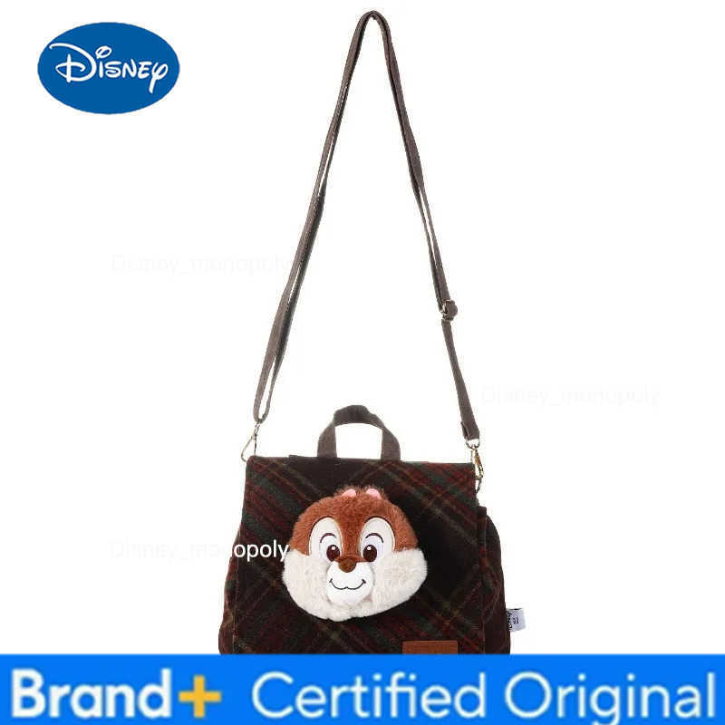 Disney Cute Cartoon Merchandise Chip Backpack for Girls Fashionable Versatile Simple Portable Large-Capacity Crossbody Bag H251225