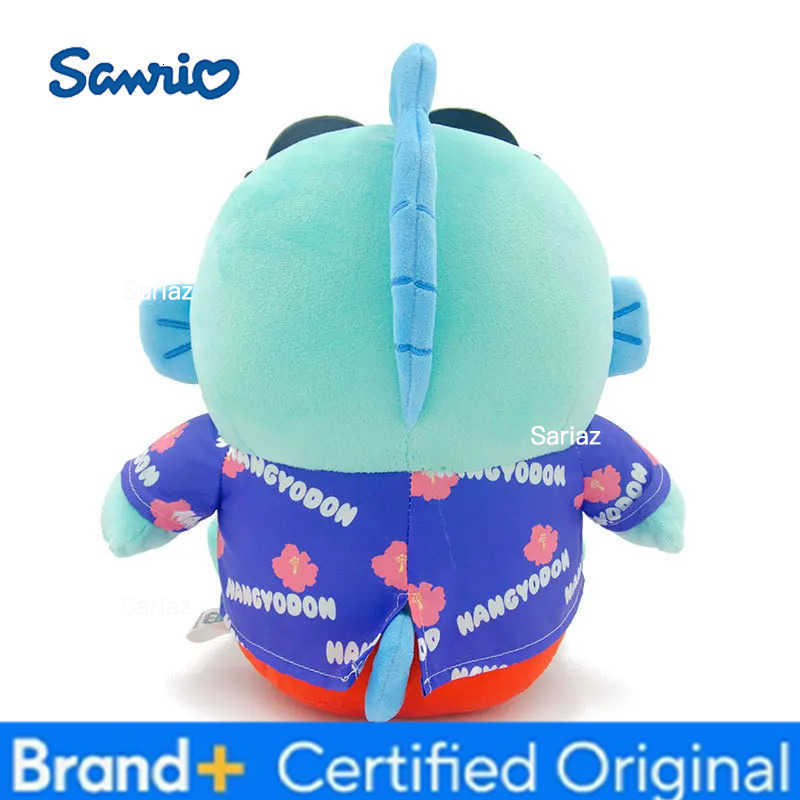 Sanrio Genuine Hangyodon Plush Dolls T-shirts Style Stuffed Pillow Anime Cartoon Hanton Plush Toys Home Decor Kids Birthday Gift H251225