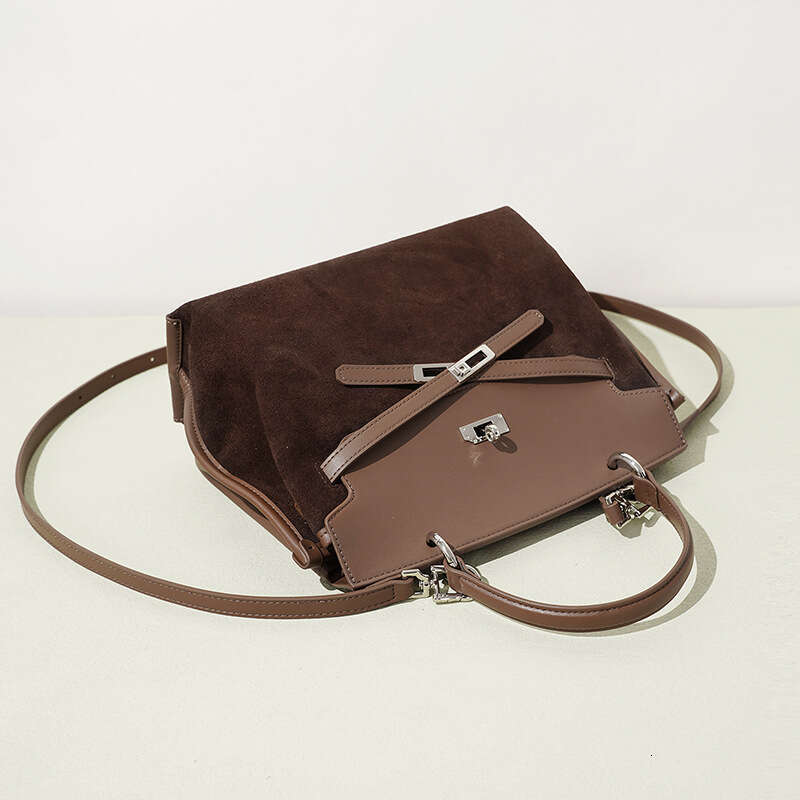 Luxury Shoulder Bags Totes Hobo High Value Retro Genuine Leather Handbag New Version Outdoor Travel Suede Fashion Student Women S Backpack