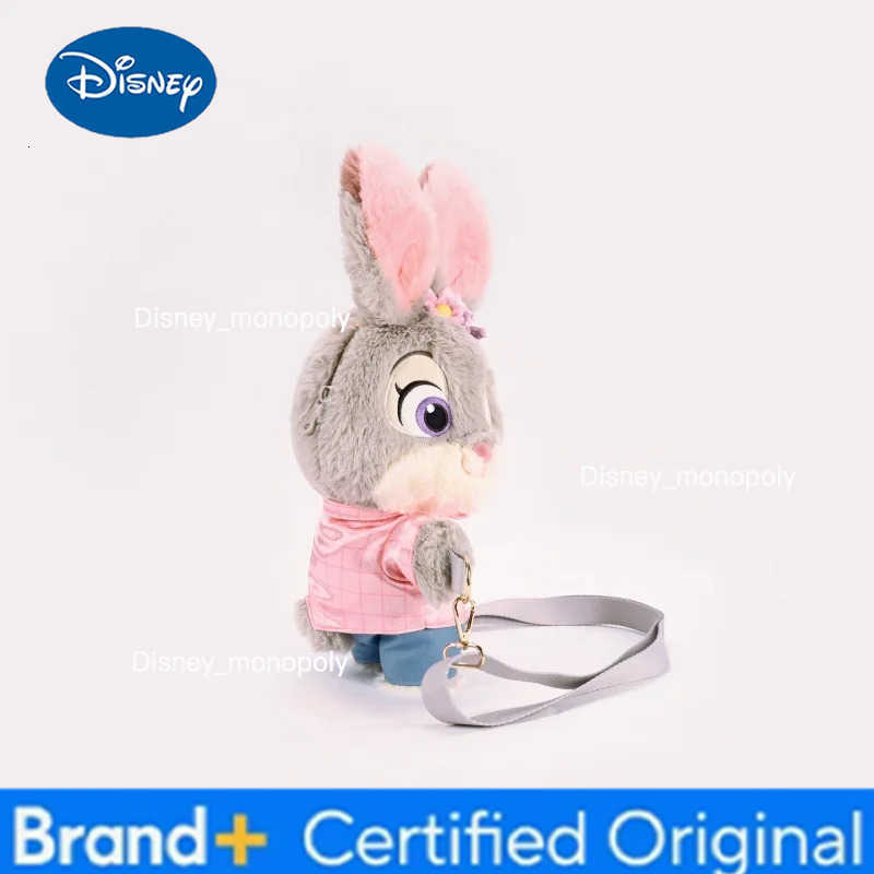 Disney New Zootopia Doll Crossbody Bag Cartoon Judy Hopps Shoulder Bag Holiday Gift Large Capacity Portable Storage Commuter Bag H251225