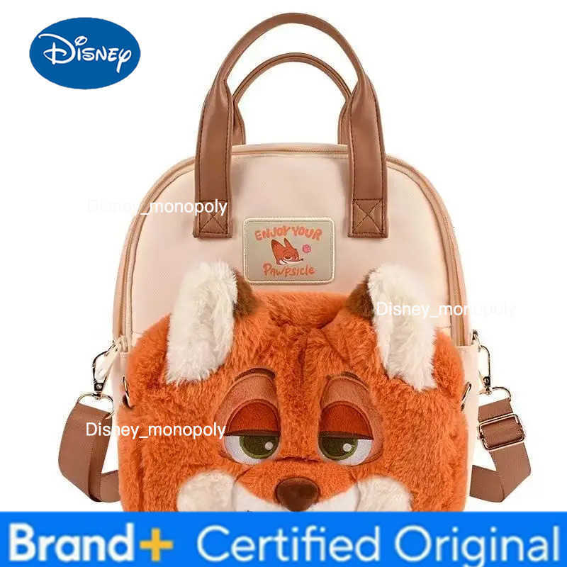 Disney Zootopia Judy Hopps Nick Wilde Stuffed Animal Backpack Spacious Crossbody Bag for Kids Adults H251225