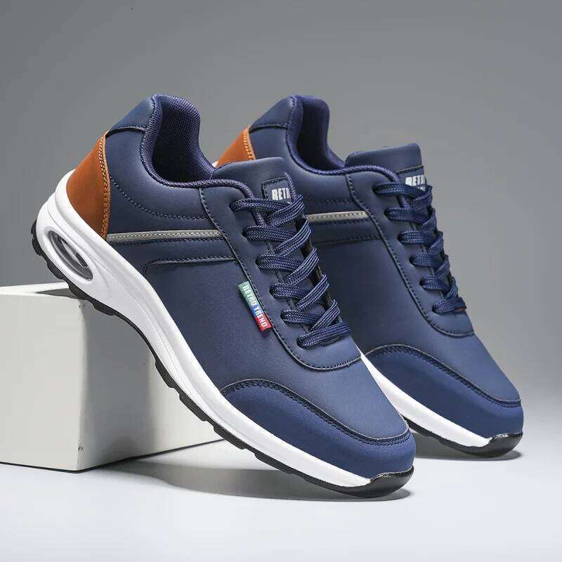 Men's Lightweight Soft Sole Classic Waterproof Sneakers Outdoor Comfortable Tennis Shoes for Men X251225