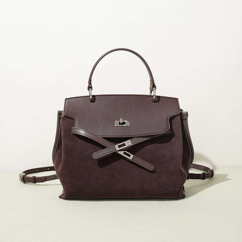 Luxury Shoulder Bags Totes Hobo High Value Retro Genuine Leather Handbag New Version Outdoor Travel Suede Fashion Student Women S Backpack