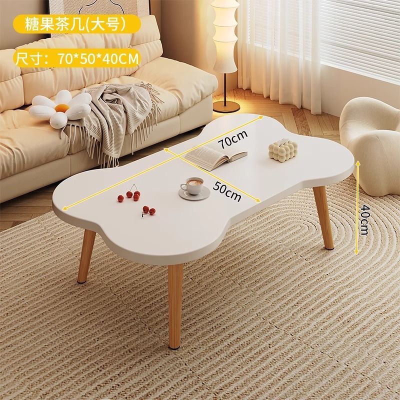 B12252 Creative Cream-Style Sofa Table Balcony Tea Table