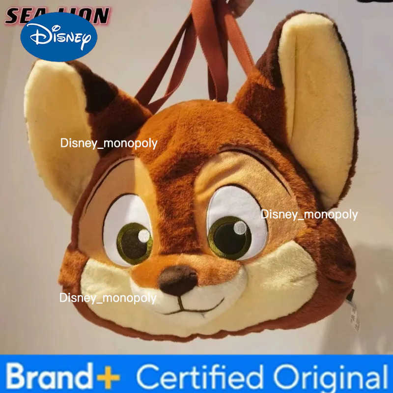 Disney New Nick Wilde Cartoon Simple Cute Kawaii Plush Crossbody Bag Gift Creative Anime Character Exquisite Backpack Wholesale H251225