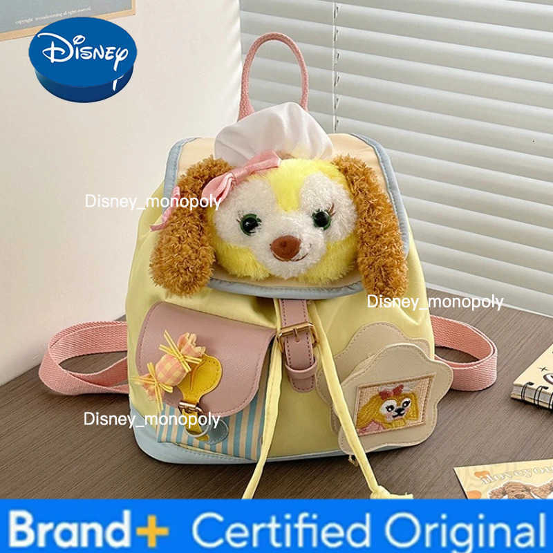 Disney New Womens Backpack Cartoon Cute Doll Womens Backpack Fashion Trendy Girls School Bag Large Capacity High Quality H251225