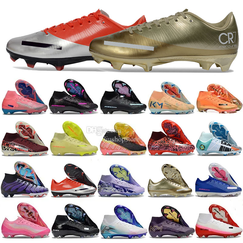 Football Boots Mer curiel VAP FG 16 17 SuperfIy 10 11 Vini Jr 95 Kylian Mbappes Good Chrome Boots Youth Mens Soccer Shoe Crampon Shadow Fear Nothing Football Shoes