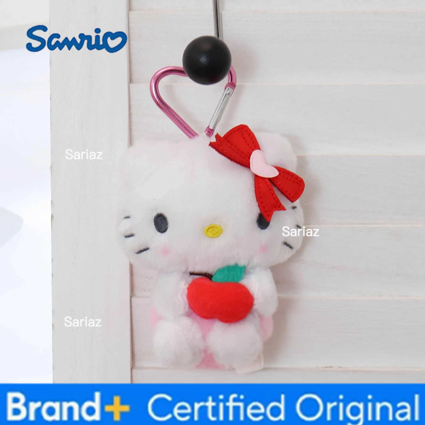 Sanrio Hello Kitty Kuromi Melody Cinnamoroll Stuffed Toys Pendant Cute Plush Toys Keyring Anime Keychain Birthday Christmas Gift H251225