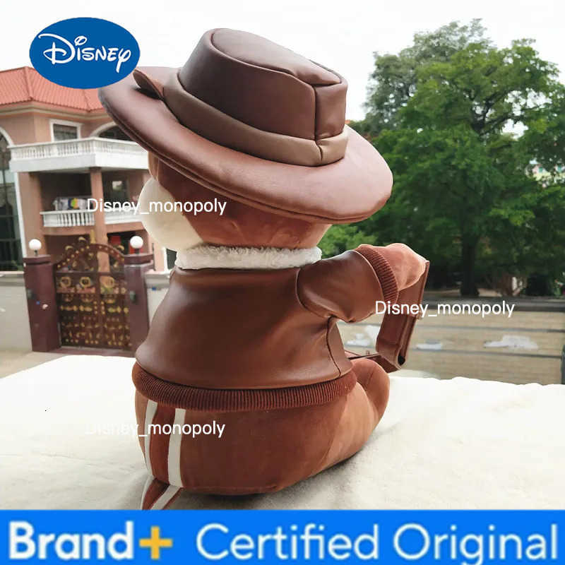 Disney 35cm Cartoon Chip n Dale Plush Backpack Anime Soft Stuffed Animals Dolls Toys bags for children School bag Girls Gifts H251225