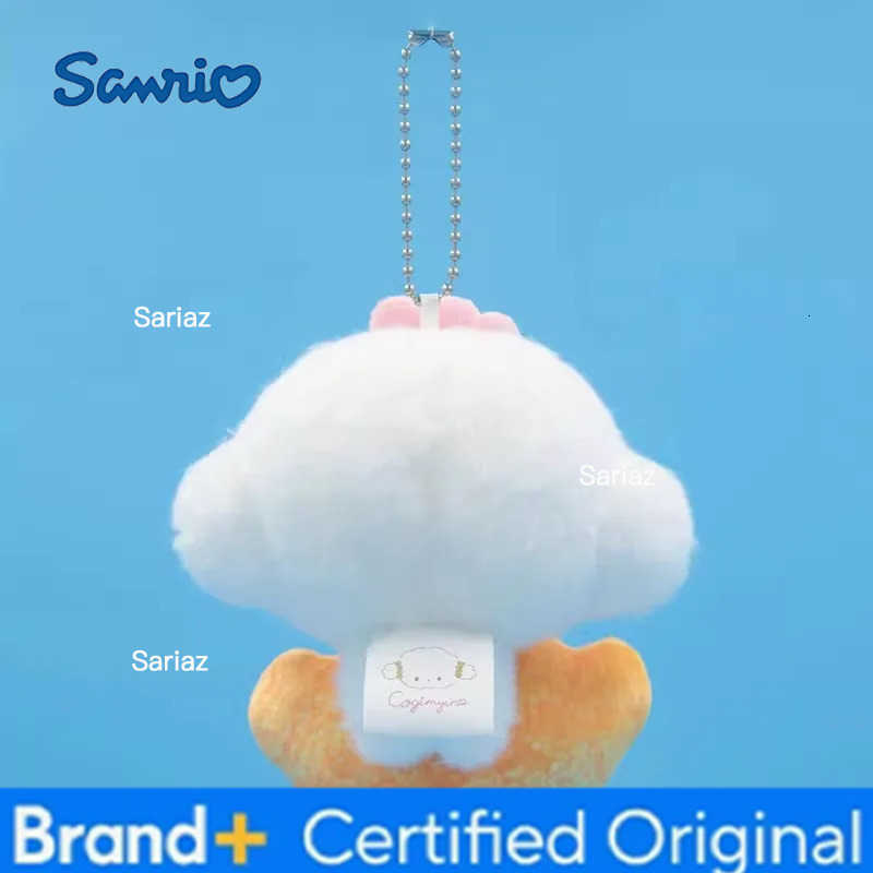 Sanrio Genuine Kawaii Cogimyun Kogimyun Kitty Plush Toy Keychain Kids Stuffed Plush Small Pendant Keyring Children Birthday Gift H251225
