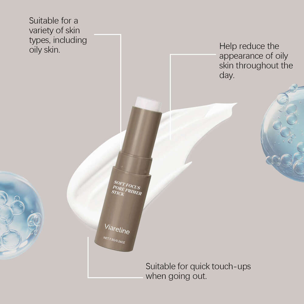 Viareline Pore Invisible Moisturizing Skin Brightening Bare Face Concealer Clear Hydrating Isolation Stick