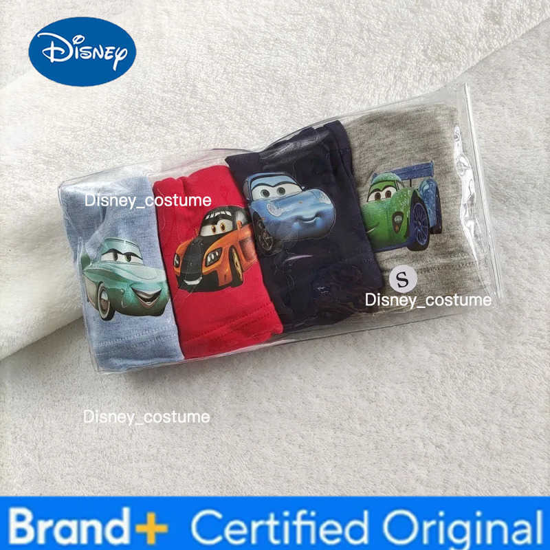 Disney Cartoon Cotton Print 4-piece Set 3-8-year-old Boys Boxy Underwear Comfortable And Breathable H251225