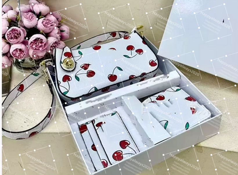 10A Designer bag Designer Bags Handbag Bag Tote Piece Foreign Trade Popular Cross-body Fashion Shoulder A three-piece set of handbag, coin purse and card case No box A2A