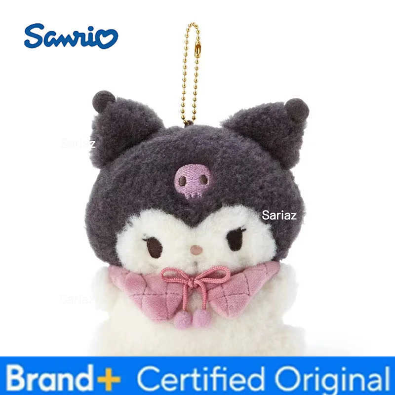 Sanrio Kawaii Plush Keychain Kuromi My Melody Doll Keychains Anime Cinnamoroll Pochacco Stuffed Toys Keyring Kid Christmas Gifts H251225