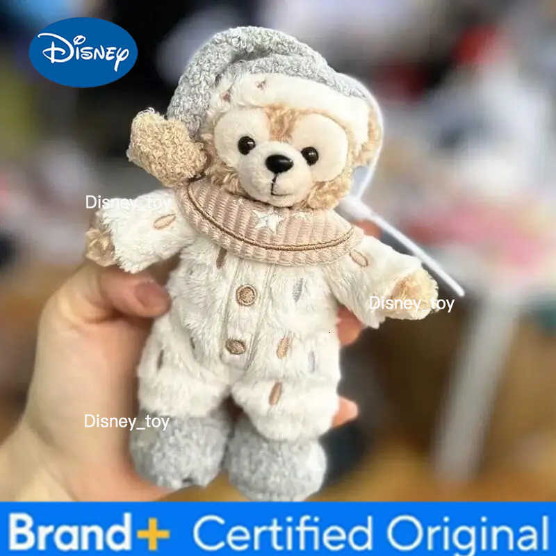 Disney Duffy CookieAnn Lazy Series Plush Pendant Cartoon Creative Pajama Dress up Plush Doll Kawaii Soft keychain girl toy gift H2512251