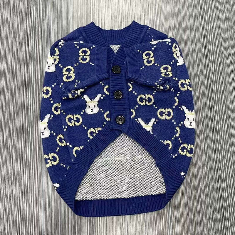 Dog Cat Trendy Clothes Teddy Bichon Schnauzer Yorkshire Terrier Small Medium Dogs Autumn Winter Warm Cardigan Sweater