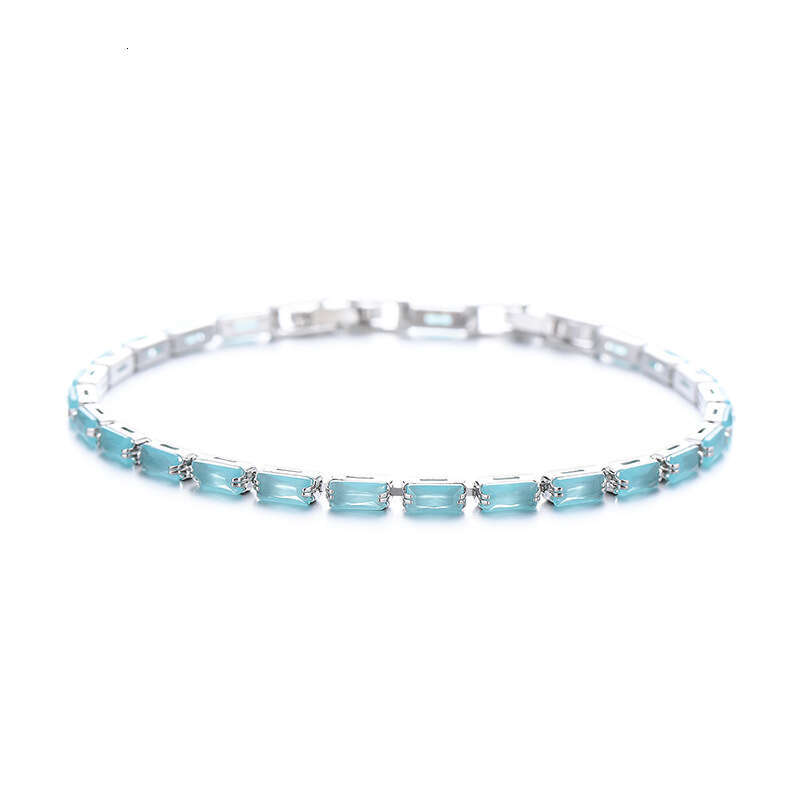 Crystal Zircon Bracelet Bracelet Women Luxury Blue Bracelet Colorful Fashion Jewelry