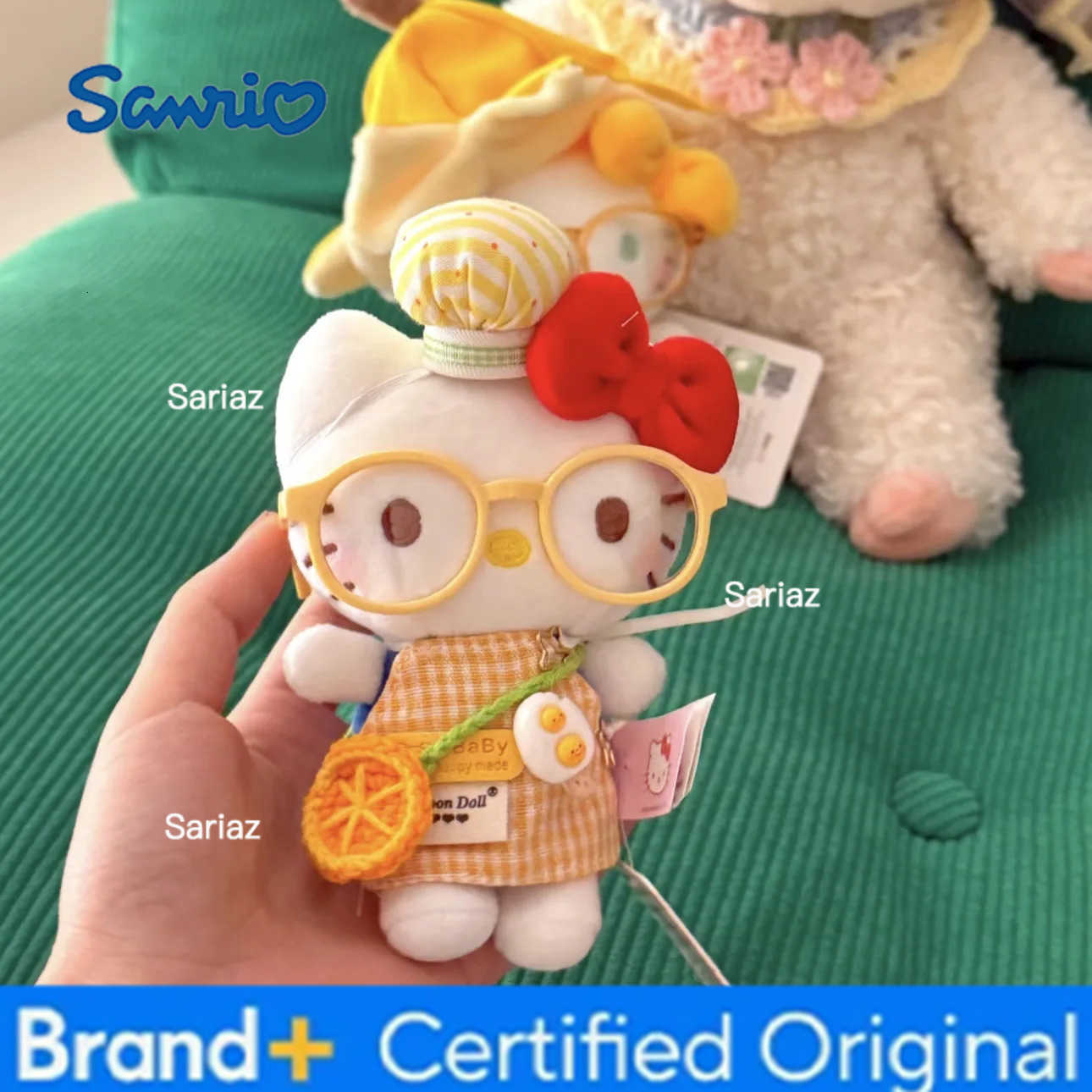 Sanrio Hello Kitty bag charms plush toys key chains backpack charms and dolls H251225