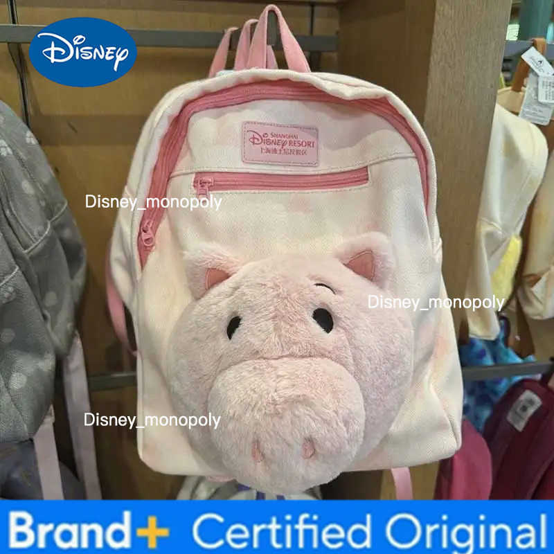 Disney Toy Story Movie Character Hamm Large Capacity Storage Cartoon Cute Backpack Fashion Item Matching Anime Peripheral Surprise Gift H251225