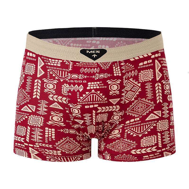 5 Pcs Fashionable And Versatile Printed Underwear For Men In All Seasons Comfortable Plus Size Youth Boxer Casual Shorts X251225