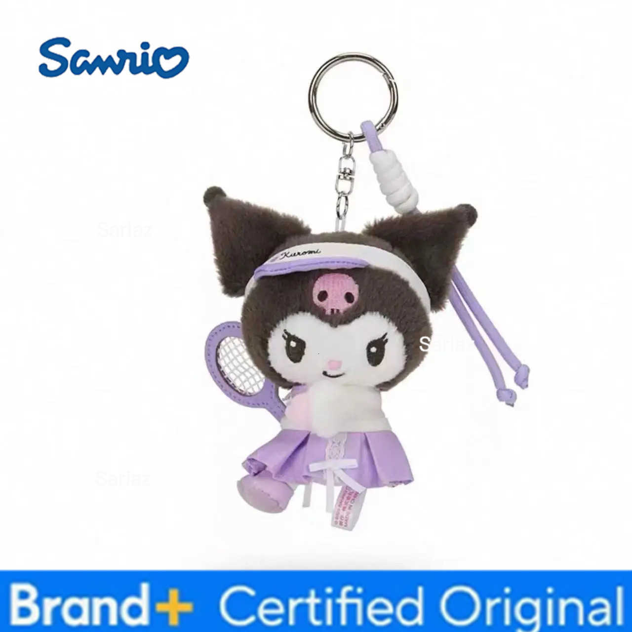 Sanrio New Tennis School uniform series My Melody Cinnamoroll Hello kitty Kuromi Plush Keychain Kawaii Anime Stuffed Bag Pendant H251225