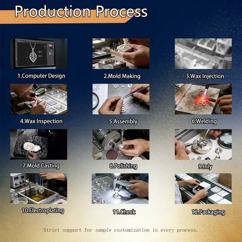 Sterling Silver 925/999 Stud Earrings Custom Zircon Moissanite High Shine Plating Hypoallergenic Gift