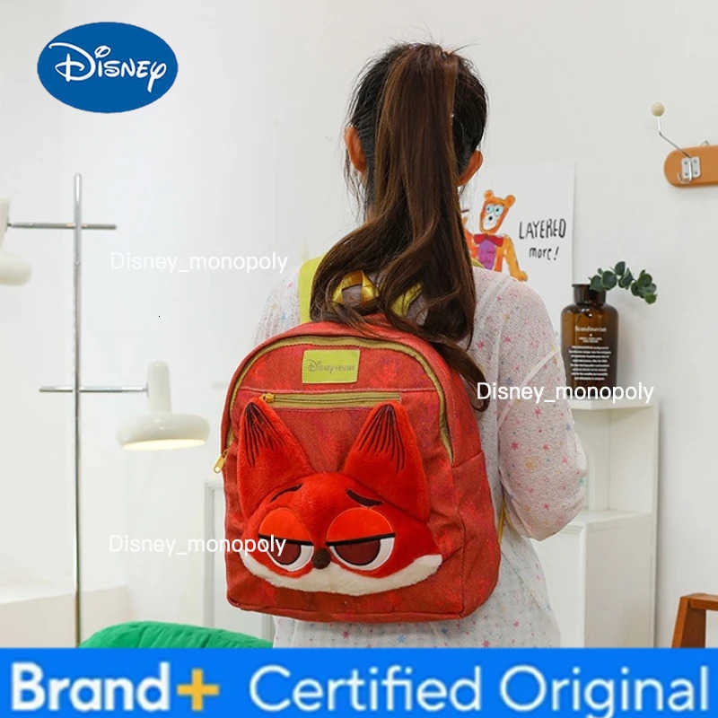 Disney New Cartoon Nick Judy Backpack Large Capacity Kindergarten Boys and Girls Backpack H251225