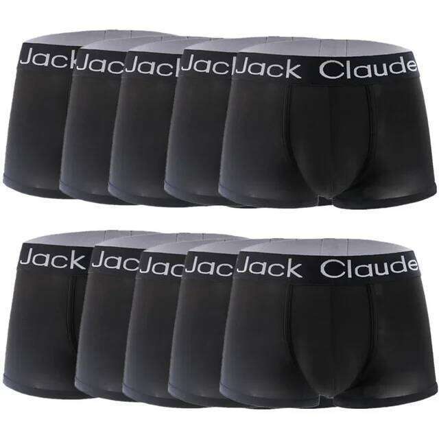 10 Pcs/lot Boxershorts Sexy Soft Letter Printed Boxer Shorts For Men Underwear Mens Boxers Male Slip Homme Calzoncillo X251225