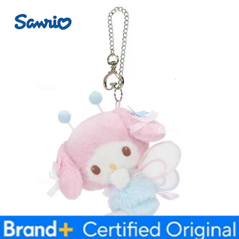 Sanrio Kuromi My Melody Kawaii Cartoon Plush Toys Keychain Cinnamoroll Hello Kitty Backpack Pendant Decoration Girl Holiday Gift H2512251
