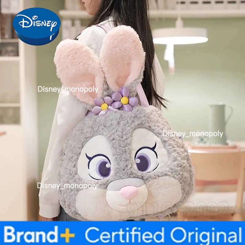 Disney Judy Nick New Womens Doll Plush Backpack Fashion Trend Womens Shoulder Bag 3D Cartoon Multifunctional Womens Bag H251225