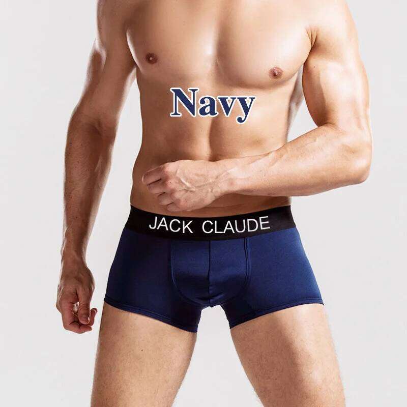 10pcs/lot Men's Underpants Brand Men Boxershorts Soft Sexy Cueca Boxer Mens Underwear Male Jack Claude Calzoncillos X251225