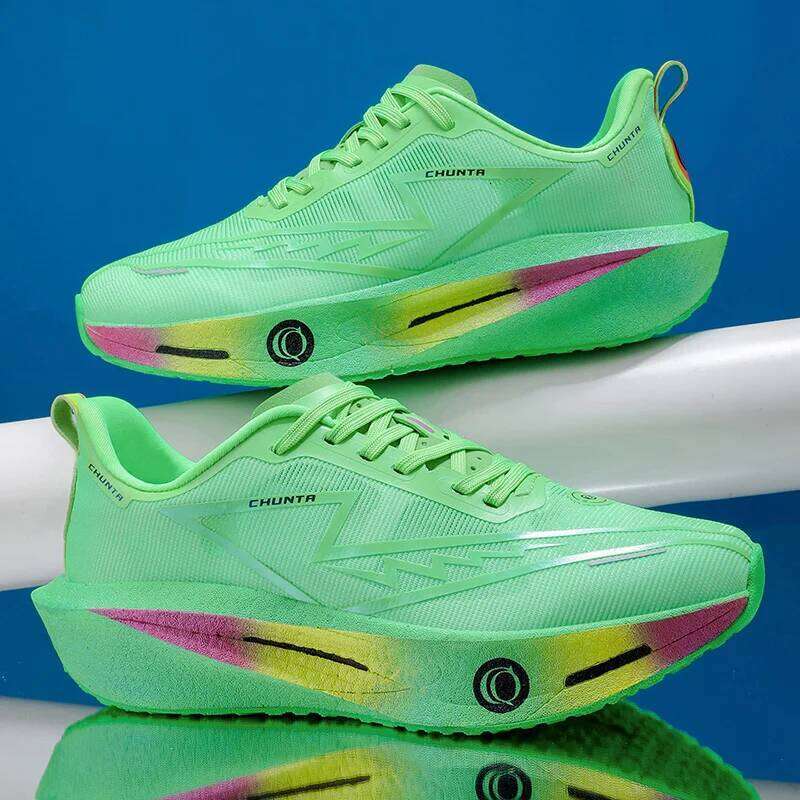 Men's Fashionable Comfortable Sports Shoes - Breathable Fabric Upper, Non-Slip and Wear-Resistant Cushioning Soles, Round-Toe Lace-Up Casual Runn