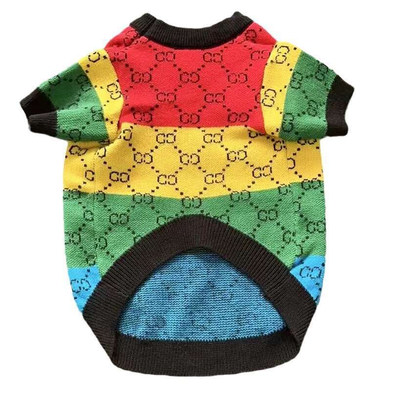 Autumn Winter Pet Trendy Sweater Comfortable Warm Small Medium Dogs Cats Clothes Teddy Bichon Schnauzer Corgi