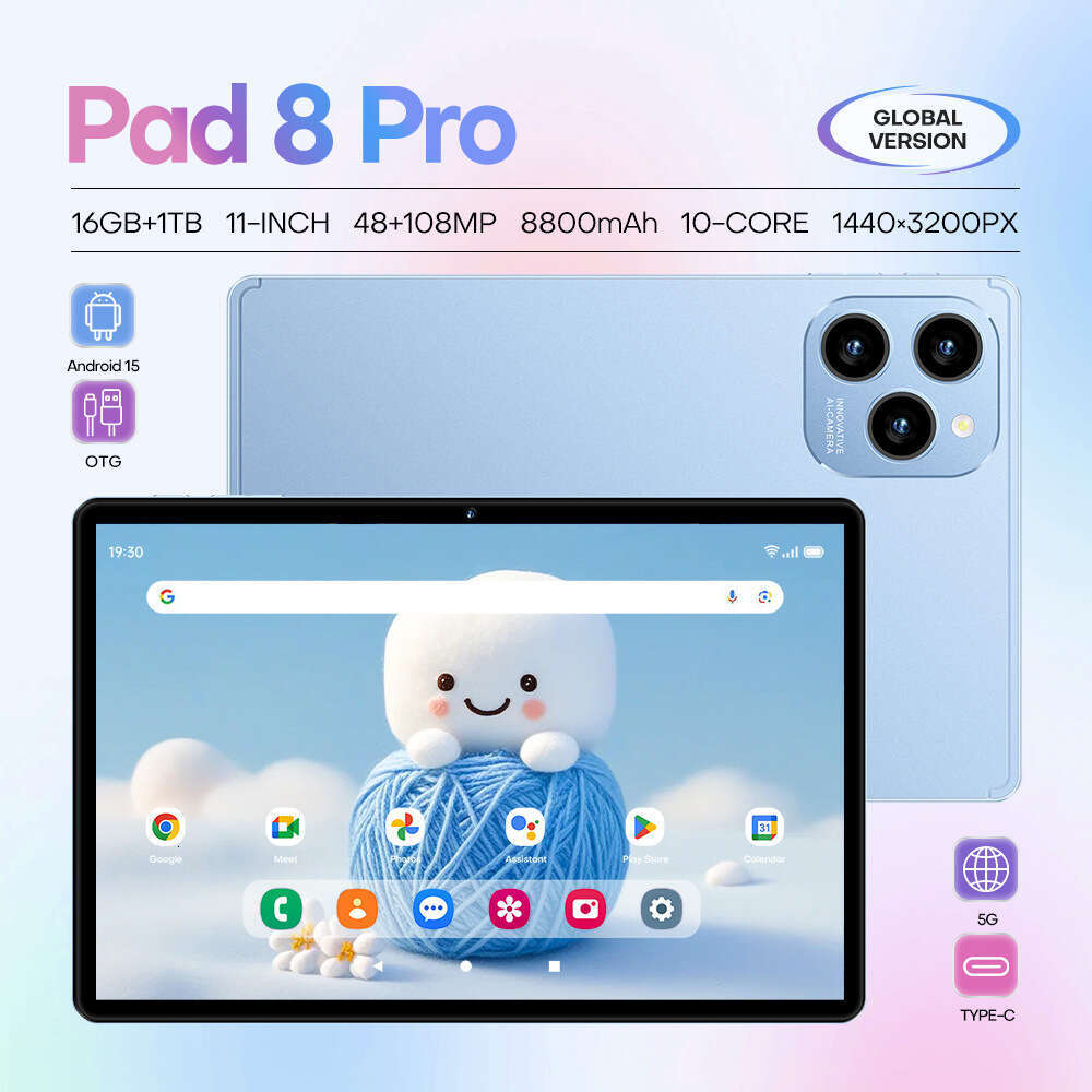Famous Brand Cross Border Exclusive Pad Pro Brand New Smart Tablet TB Entertainment Office Source Manufacturer CKS