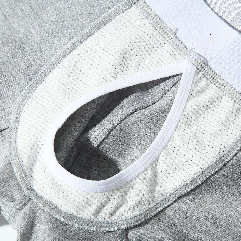 Open Front Underwear Men Cotton Sexy Men's Boxer Shorts Panties Breathable Pouch Bulge Underpants Male X251225