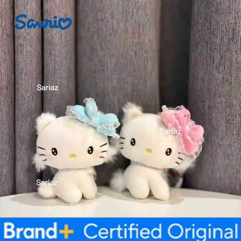 Sanrio NEW 50th Hello Kitty Sweet bow Charmmy Kitty Stuffed Plush Doll pendant Cartoon Kitty Plush toy heart kitten bag charm H251225