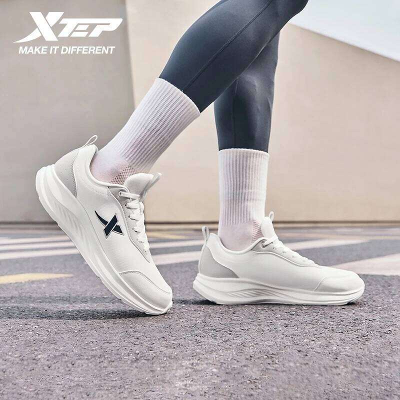Xtep Running For Men Shock Absorption Cushioning Lightweight Sport Shoes Rubber Training Comfortable Sneakers 875419110052 X251225