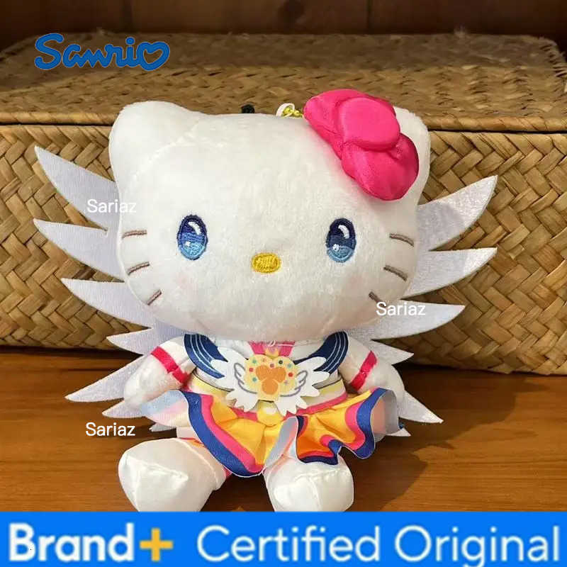 Sanrio New Kitty Plush Keychain Cartoon Kitten Dress Plush Toy High Quality Backpack Pendant Car Decoration Doll Christma Birthday Gift H251225